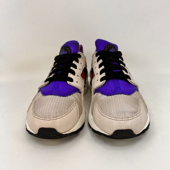 Nike Huarache Running Shoes Desert Sand Violet Size 6Y / Women’s Size 7.5 - Picture 3 of 9
